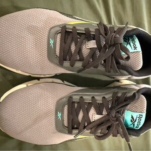 Reebok Gray and Teal Sneakers